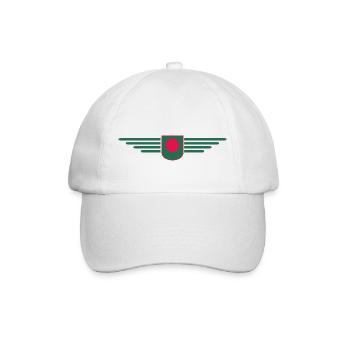 Bangladesh Design – Pride & Culture - Baseball Cap - white/white - Front