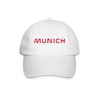 T-Shirt Munich – Joie de vivre bavaroise - Casquette classique - blanc/blanc - Devant