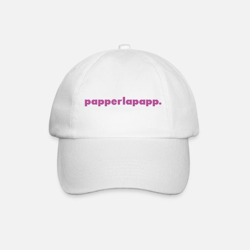 papperlapapp. - Baseballkappe - Weiß/Weiß