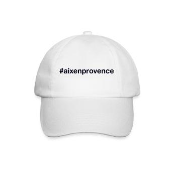 AIX-EN-PROVENCE Hashtag - Baseball Cap - white/white - Front