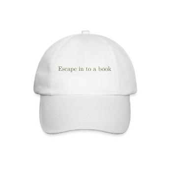 Évadez-vous dans un livre - Olivegreen - Casquette classique - blanc/blanc - Devant