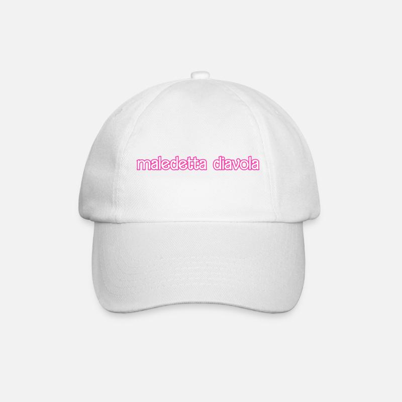 Damn Devils - Baseball Cap - white/white