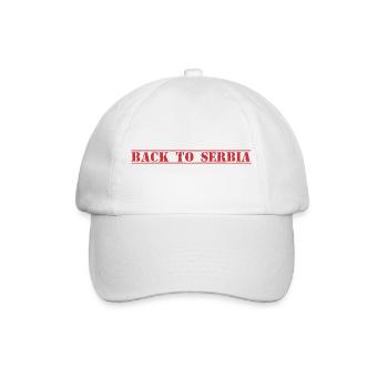 Serbie Serbien - Casquette classique - blanc/blanc - Devant