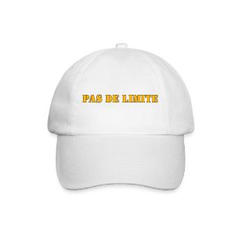 PAS DE LIMITE - Casquette classique - blanc/blanc - Devant