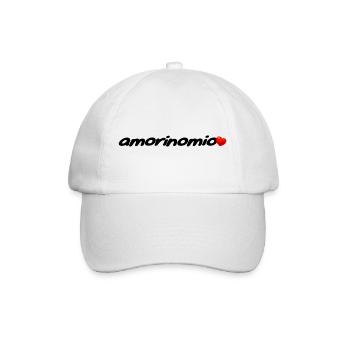 AMORINOMIE - Casquette classique - blanc/blanc - Devant