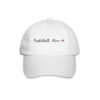 Basketball Mom - Baseball Cap - white/white - Front