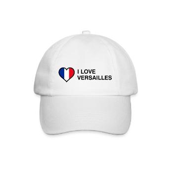 Ich liebe Versailles - Ich liebe Versailles - Baseballkappe - Weiß/Weiß - Vorne