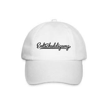 Excuse me - Baseball Cap - white/white - Front