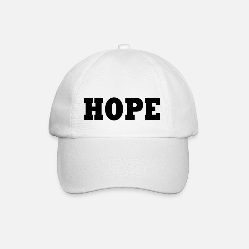 Hope - Baseballkappe - Weiß/Weiß