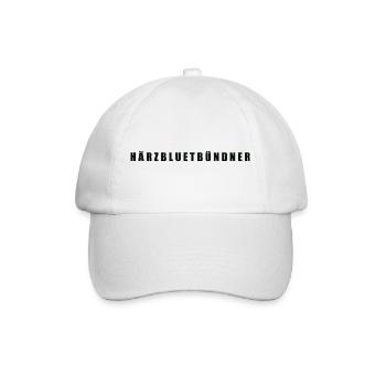 Härzbluetbündner Bündner Graubünden - Baseballkappe - Weiß/Weiß - Vorne