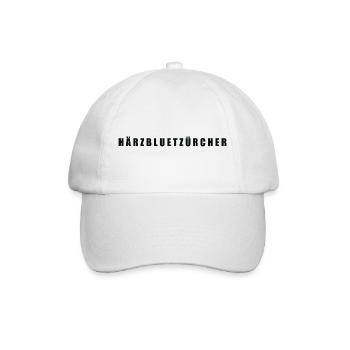 Härzbluetzürcher Zürich - Baseballkappe - Weiß/Weiß - Vorne