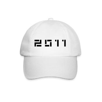 Année de naissance Anniversaire Né en - Fabriqué en 2011 - Casquette classique - blanc/blanc - Devant