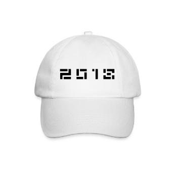 Année de naissance Anniversaire Né en - Fabriqué en 2018 - Casquette classique - blanc/blanc - Devant