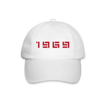 Année de naissance : Né en - Fabriqué en 1969 - Casquette classique - blanc/blanc - Devant