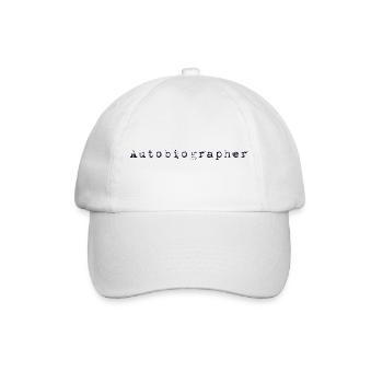 Autobiographer Autobiographer Book - Baseball Cap - white/white - Front