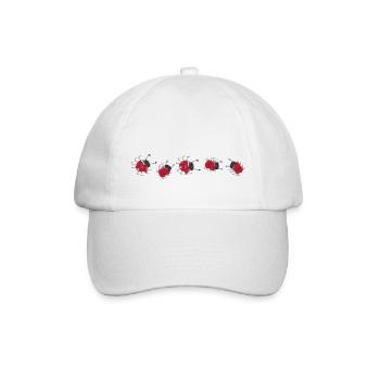 Marienkäfer Glück Coccinelle - Casquette classique - blanc/blanc - Devant