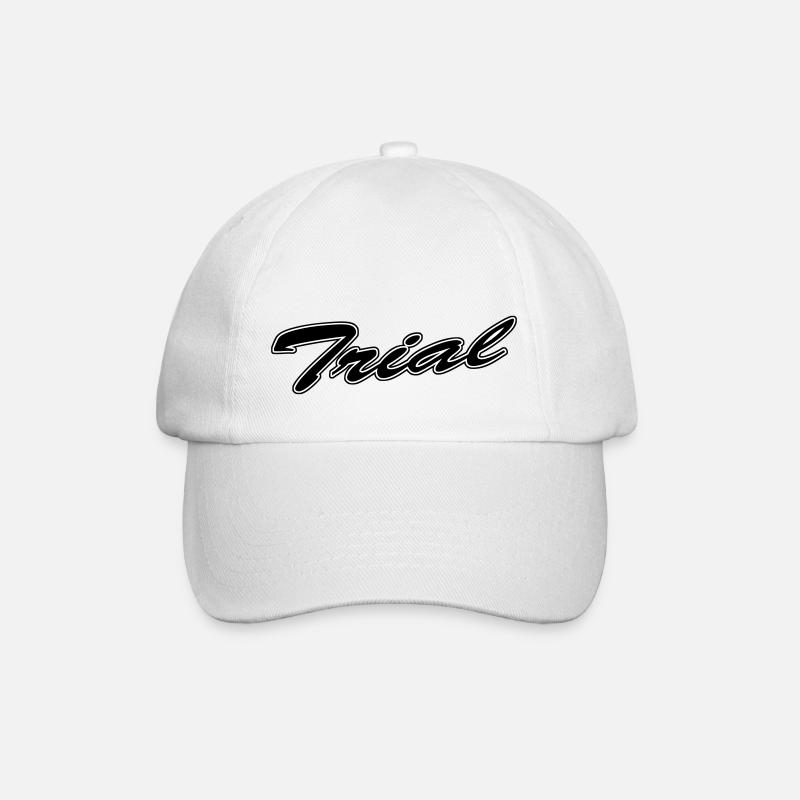 Trial - Baseballkappe - Weiß/Weiß