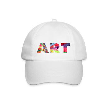 "ART" - Baseballkappe - Weiß/Weiß - Vorne