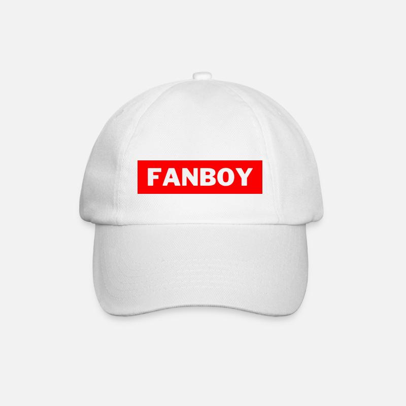fanboy - Baseballkappe - Weiß/Weiß