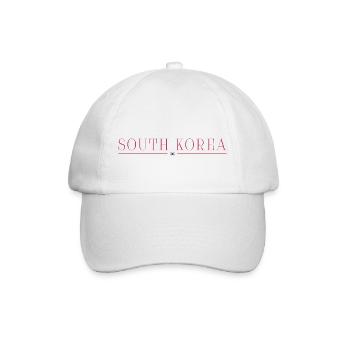 I love South Korea - Baseball Cap - white/white - Front