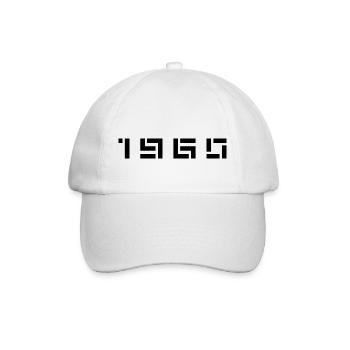 Geburtsjahr Geburtstag Born In - Made in 1960 - Baseballkappe - Weiß/Weiß - Vorne