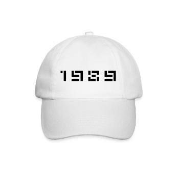 Geburtsjahr Geburtstag Born In - Made in 1989 - Baseballkappe - Weiß/Weiß - Vorne