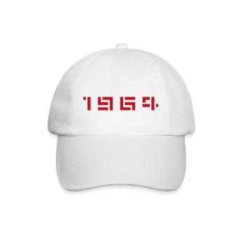 Year of Birth Birth Born In - Made in 1964 - Baseball Cap - white/white - Front