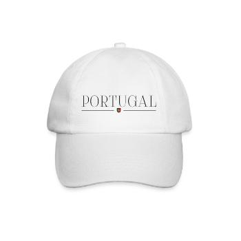 J’aime le Portugal, T-shirt design de style élégance - Casquette classique - blanc/blanc - Devant