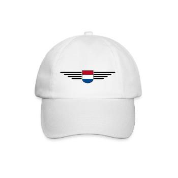 Pays-Bas Fan Outfit Design T-Shirt - Casquette classique - blanc/blanc - Devant