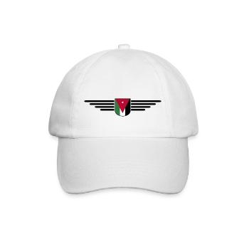 Jordan Amman Fan Outfit T-Shirt Design Gift - Baseball Cap - white/white - Front