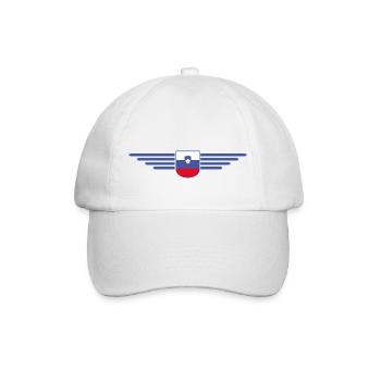 Stylish Slovenia design - Baseball Cap - white/white - Front