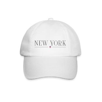Retrouvez-moi à New York - Casquette classique - blanc/blanc - Devant