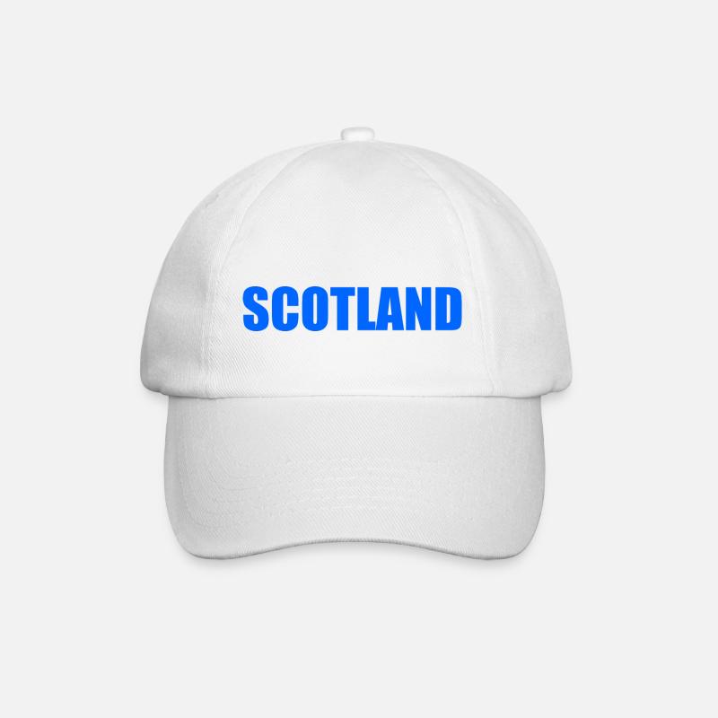 Schottland flagge - Baseballkappe - Weiß/Weiß