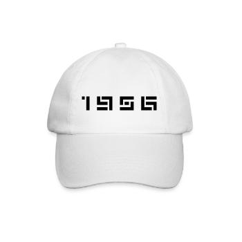 Geburtsjahr Geburtstag Born In - Made in 1956 - Baseballkappe - Weiß/Weiß - Vorne