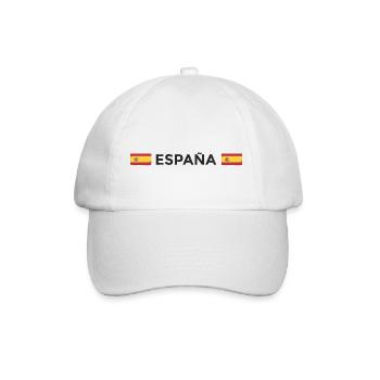 Espagne Football Jersey Drapeau espagnol - Casquette classique - blanc/blanc - Devant