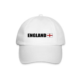 England - Baseball Cap - white/white - Front