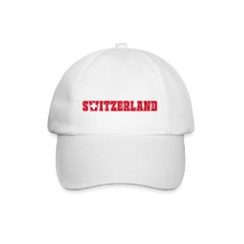 Suisse - Casquette classique - blanc/blanc - Devant