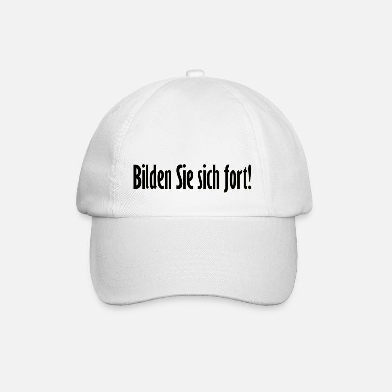 Bildung - Baseballkappe - Weiß/Weiß
