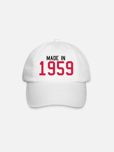 1959 - Casquette classique - blanc/blanc
