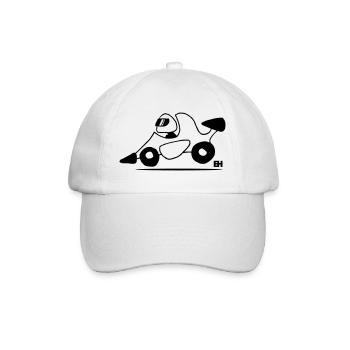 Race car - Baseball Cap - white/white - Front
