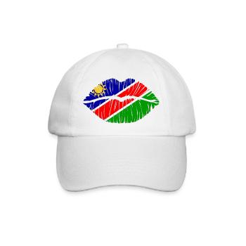 Kuss Namibia - Baseballkappe - Weiß/Weiß - Vorne