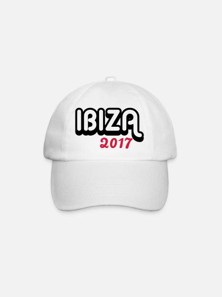 Ibiza 2017 - Baseballkappe - Weiß/Weiß