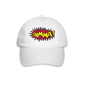 Comic Hömma - Baseballkappe - Weiß/Weiß - Vorne