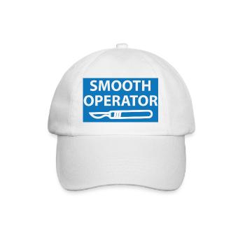 Doctor / Physician: Smooth Operator - Baseball Cap - white/white - Front