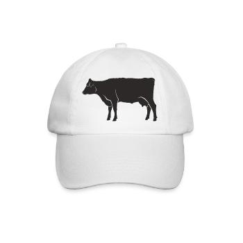 cow108 - Baseballkappe - Weiß/Weiß - Vorne