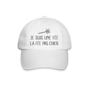 Je Suis Une Fée - Casquette classique - blanc/blanc - Devant