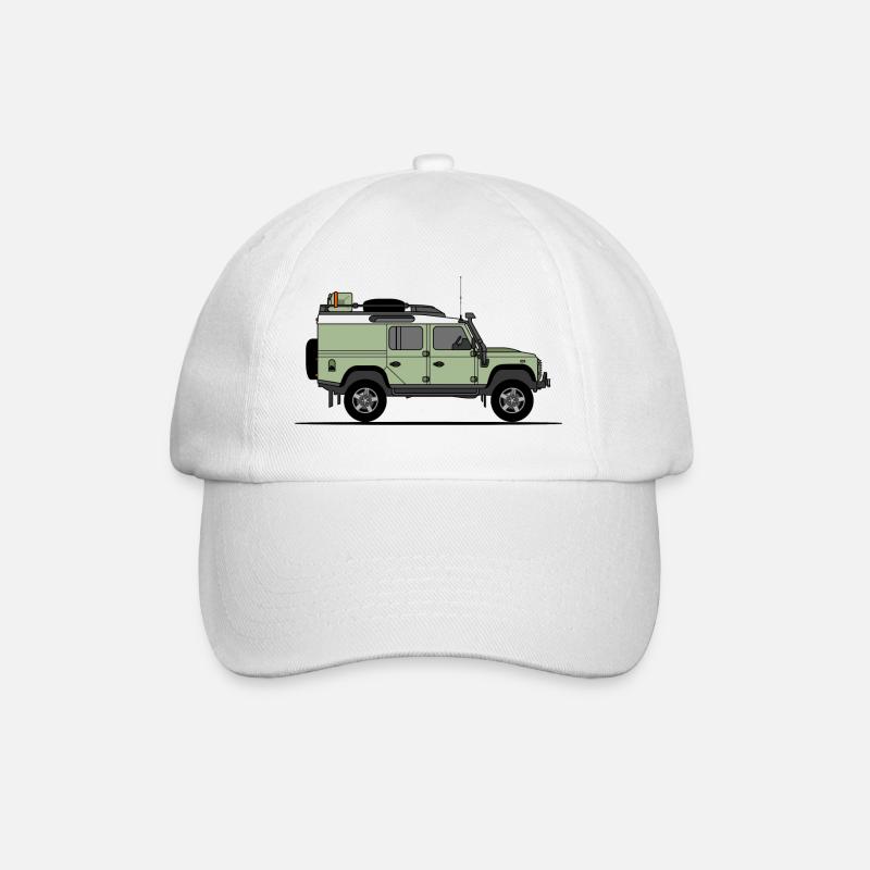 Defender 110 Offroad - Baseballkappe - Weiß/Weiß