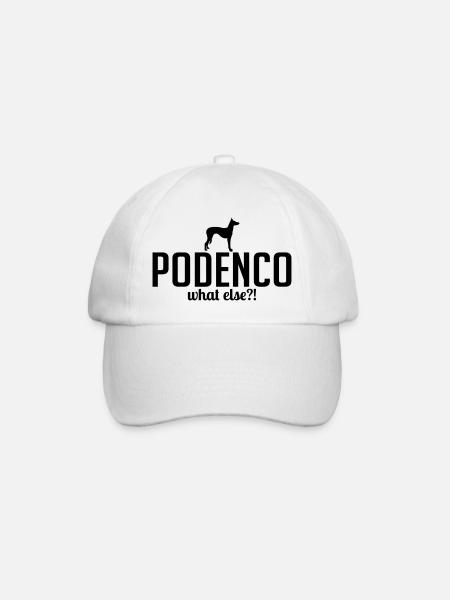 PODENCO what else - Baseball Cap - white/white