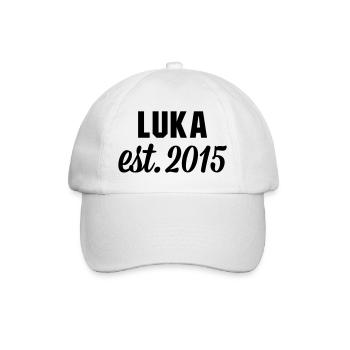 Luka est 2015 - Baseballkappe - Weiß/Weiß - Vorne