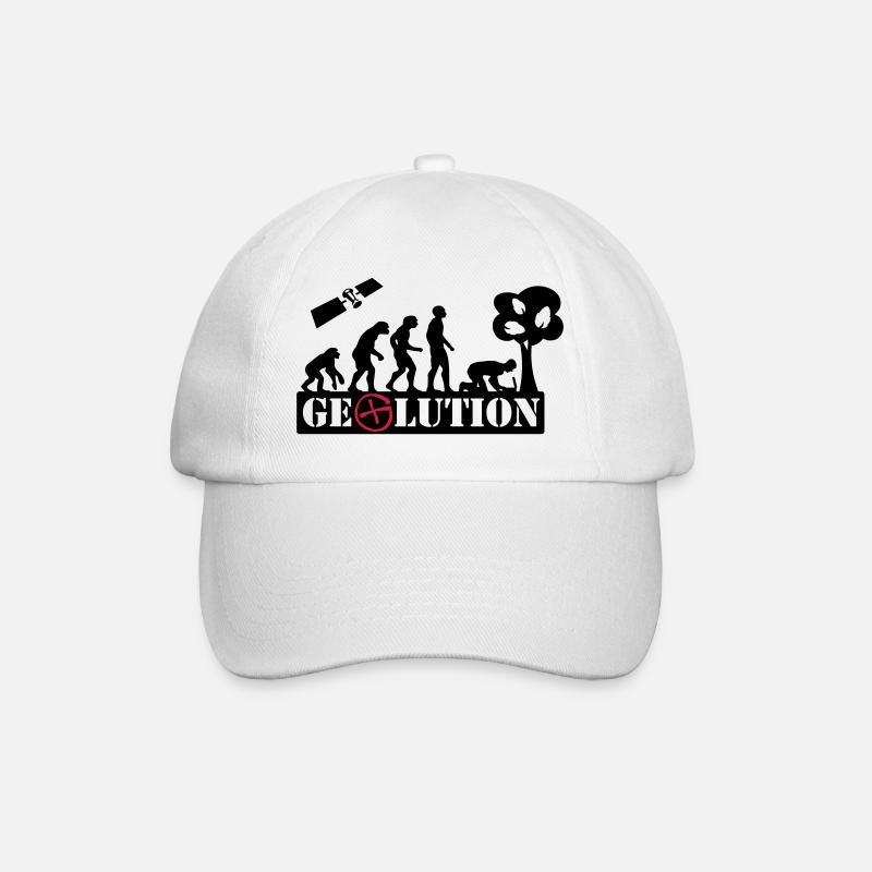 Geolution - 2color - 2O12 - Baseball Cap - white/white